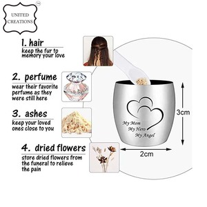 Urnes de crémation de vente chaude Fabricant d'urne en métal abordable Urne en métal solide pour la crémation des cendres - Product Image 5