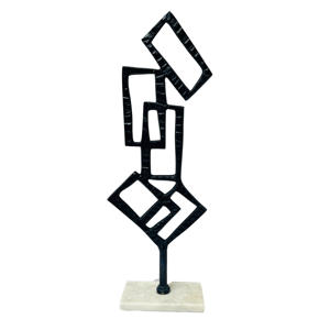 Escultura de lujo con estilo, esculturas de arte abstracto, estatua creativa, centro de mesa, regalos de Metal modernos, escultura de diseñador artesanal - Product Image 3