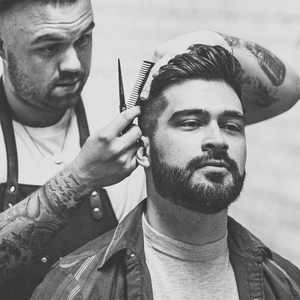 Kit de tijeras de peluquero Handel elegante con revestimiento negro, tijeras de corte de peluquero y adelgazamiento, tijera de acero inoxidable para salón - Product Image 6