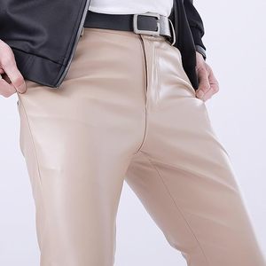 Pantalones de Motocicleta de Cuero Genuino para Hombre, Estilo Biker, Ligeros y Transpirables, Corte Regular, Ecológicos, Resistentes al Viento, para Conducir en la Calle - Product Image 5