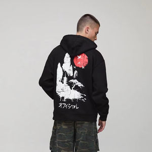 Sweat à capuche unisexe de couleur unie Sweatshirt à capuche lourd et surdimensionné pour l'hiver Prix de gros Qualité supérieure - Product Image 1