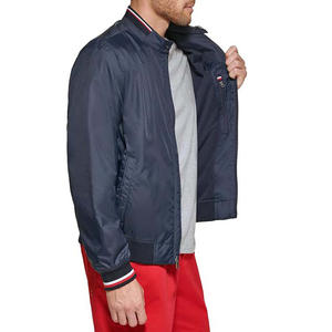 Top Tendances Haute Qualité OEM Logo Personnalisé Conception Fermeture Éclair Vêtements pour Hommes Coton Letterman College Baseball Veste Pour Hommes Prix Bas - Product Image 5