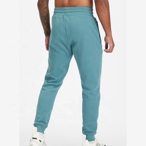 Pantalon de survêtement personnalisé uni de haute qualité coupe régulière cordon de serrage entraînement 100% pantalon de survêtement en molleton de coton pour hommes avec poches - Product Image 2
