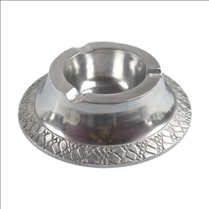 Cenicero de diseño clásico con logotipo personalizado de diseño brillante para interiores, artesanías decorativas para el hogar, regalos de fábrica, Cenicero de Metal - Product Image 6