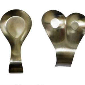 Cuillère en cuivre repos forgeron forgé à la main cuisine cuisinière cuillère personnalisé cuillère repos couleur personnalisée à la main artisanat indien - Product Image 4