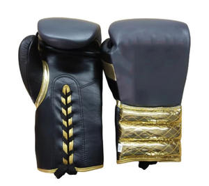 Guantes de boxeo de cuero PU de sparring Guantes de MMA de entrenamiento profesional más vendidos Guantes de boxeo de calidad premium a la venta - Product Image 5