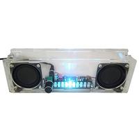 PAM8406 Module amplificateur haut-parleur Kit de bricolage DC5V 5W double canal cordon de son stéréo BT indicateur de niveau lumière bricolage pièces détachées