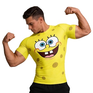 Premium Quality Rashguard Men Long Sleeve <b>Compression</b> <b>Shirt</b> Quick Dry Gym Fitness MMA BJJ Workout Sportswear Custom - Product Image 1