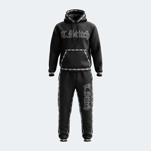 Sudadera con capucha de alta calidad, transpirable y ligera, con cierre, estilo casual, ropa de invierno, conjunto deportivo unisex, estilo urbano, diseño liso. - Product Image 2