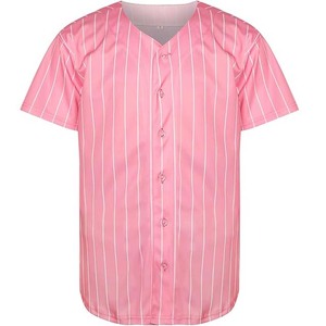 Custom <b>Cardigan</b> Style 100% Polyester V-Neck Button Baseball Jersey Customized Team Name and Number Men Baseball Jersey - Product Image 6