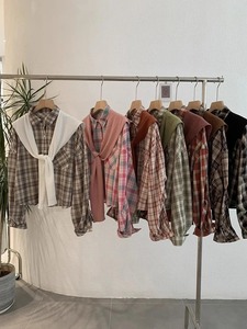 Fall Winter 3 Pieces Sets <b>Mens</b> Outfits Casual Vintage Shirts+knitted <b>Shawls</b>+wide Leg Pants Streetwear Set Wool Mid Customizable - Product Image 5