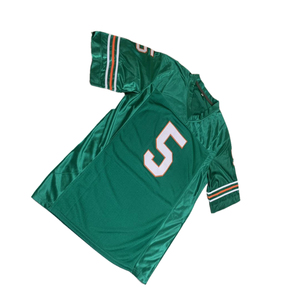 Custom Mesh Football Jersey <b>Patchwork</b> Sublimation American Football Shirts v Neck Unisex Sublimation Jerseys - Product Image 5