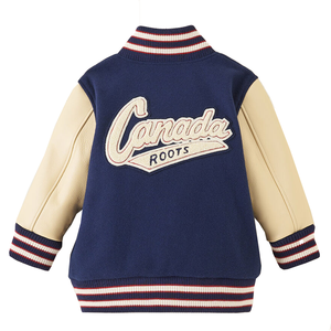 Veste universitaire en toile personnalisée de haute qualité pour hommes avec col montant Patch de broderie en chenille Design respirant - Product Image 2