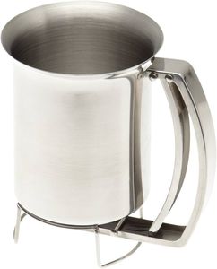 Taza de acero inoxidable de diseño admirable, taza de leche con agarre de mano de forma redonda de la mejor calidad del mejor exportador de la India - Product Image 6