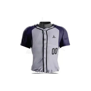 Uniformes de baseball respirants personnalisables OEM, 100% polyester, haute qualité, prix de gros en vente - Product Image 4