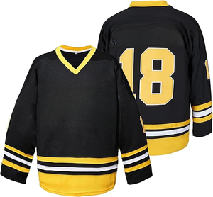 Game Ready Custom Printed Ice Hockey <b>Shirt</b> Slim Fit Team Style Adults Unisex Eco-Friendly Breathable High Quality 100% Polyester - Product Image 4