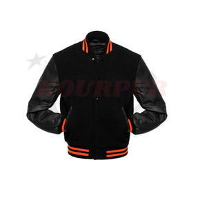 Chaquetas para Hombre de Primera Calidad, 100% Cuero Genuino, Estilo Universitario de Dos Tonos, Disponibles en Todos los Colores y Tallas - Product Image 4