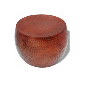 2025 Home Decorative Metal Coffee <b>Table</b> Brown Color <b>Round</b> Shaped Aluminum Center <b>Table</b> for Hotel - Product Image 4