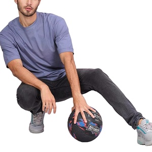 OEM Streetwear 100% Coton Épais, Coupe Oversize Ample à Épaules Tombantes, Style Hip Hop, Personnalisable, Grande Taille Homme, Séchage Rapide, Respirant, Été - Product Image 5