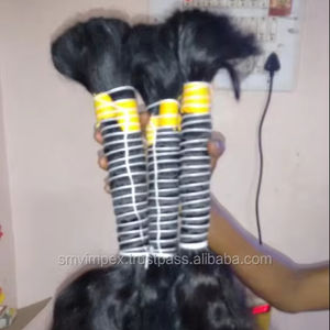 Ulefone — doners de cheveux bouclés indiens naturels, en vrac, cheveux humains vierges, non traités, 100% - Product Image 1