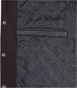 Veste d'hiver confortable pour homme, style Letterman, col montant, logo sur le devant, coupe-vent, respirante, séchage rapide, haute qualité, service OEM - Product Image 6