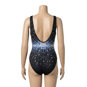 ชุดบอดี้สูทประดับลูกปัดระบายอากาศได้ดีสำหรับผู้หญิงชุดจั๊มสูทผ้ายืดเนื้อนุ่มพิมพ์ลาย - Product Image 2