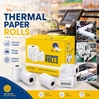 Rouleaux de papier thermique 80x70mm pour imprimantes POS compactes