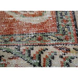 Tapis en laine noué à la main de grande taille, motif médaillon rouge et orange, pour salon, couloir rectangulaire - Pae-2948 - Product Image 3