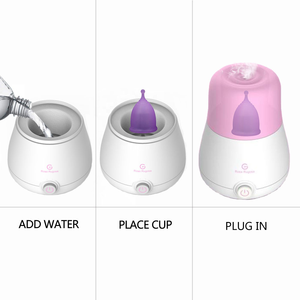 Productos de Higiene Femenina, <span class=keywords><strong>Esterilizador</strong></span> de Copas Menstruales, Dispositivo de Desinfección por Vapor Eléctrico, Limpiador de Copas de Silicona - Product Image 3