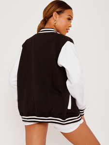 Unisex Lightweight Varsity <b>Jacket</b> Packable <b>Travel</b> Friendly Wind Resistant Team Wear Custom Embroidery Team School - Product Image 3