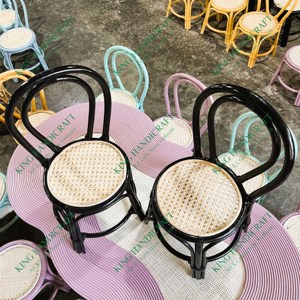 เก้าอี้เด็กหวายที่ออกแบบอย่างสวยงามขายดี: สไตล์และความสบายที่ทำด้วยมือสำหรับห้องเด็กเล่นและพื้นที่สร้างสรรค์ - Product Image 6