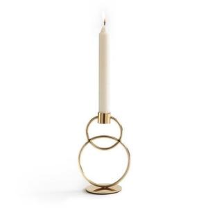 Bougeoir en métal pour éclairage et décoration d'intérieur Bougeoir décoratif élégant à finition antique - Product Image 1