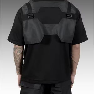 Camiseta Deportiva de Rendimiento Atlético para Hombre, Cuello Redondo, Hombros Caídos, Talla Grande, Secado Rápido, Absorbe la Humedad, con Fibra de Algodón/Bambú - Product Image 2