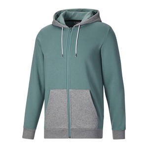 Superventas 350 GSM Winter Hoodie Street Wear Fleece Zipper Up Hoodies Sudadera para hombres con tallas de EE. UU. - Product Image 1