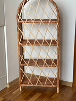 Étagère séparatrice de pièce en rotin et bambou naturel de haute qualité pour la décoration intérieure, marque Son Tra Craft, couleur et taille personnalisables