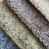 Tissu en chenille teinté tricoté moelleux 100% polyester pour la tapisserie de canapé, le canapé, le coussin, la couverture, la voiture