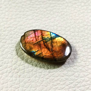 Magnifique Labradorite Cabochon Gemstone Welo Loose Labradorite Gems Violet Flashy Forme Ovale Pierre Brillante Meilleur Pour Les Bijoux - Product Image 5