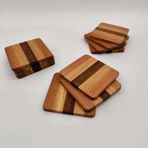 Posavasos de Madera, Producto Hecho a Mano que Muestra Habilidad Artesanal y Selección de Madera Sostenible - Product Image 2