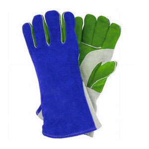 Gants de soudage en cuir à la mode élégants et lourds Doigt complet Meilleure conception Gants en cuir de vachette véritable - Product Image 3