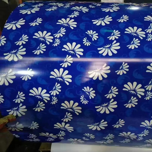 แผ่นเหล็กชุบสังกะสีทาสีลายดอกไม้ ppgi สำหรับตกแต่งลวดลายดอกไม้ - Product Image 1