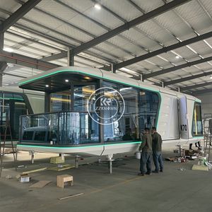 Casa Prefabricada Modular Moderna 2025, Casa Cápsula Prefabricada para Campamentos Residenciales con Panel Sándwich de Acero para Hoteles - Product Image 6
