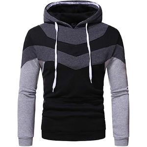 เสื้อฮู้ดผู้ชายผ้าฟลีซคอตตอนคุณภาพสูง 100% สีพื้น พร้อมโลโก้และสีที่กำหนดเอง สำหรับออกกำลังกายเล่นกีฬาในฤดูใบไม้ผลิ - Product Image 5