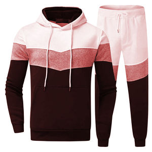 ชุดวอร์ม2ชิ้นสำหรับผู้ชายชุดวอร์มเล่นกีฬาตามสั่งผ้าฝ้าย100% ไซส์ใหญ่พิเศษดีไซน์ใหม่ - Product Image 5