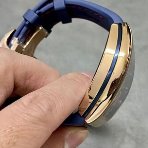 Quality Rose Gold Arabic Numeral Watch for Men's Luxury Wine Barrel Design <b>Automatic</b> Mechanical Personalized Watch - Product Image 4