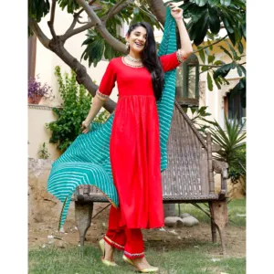 Ensemble de costume 2 pièces pour femme en framboise rouge, de haute qualité, coupe ample, short et haut formels, longueur courte - Product Image 6