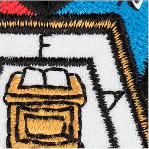Ordre de l'étoile de l'Est Patch brodé coupe patchs maçonniques 2025 francs-maçons Regalia Badges Service OEM - Product Image 3