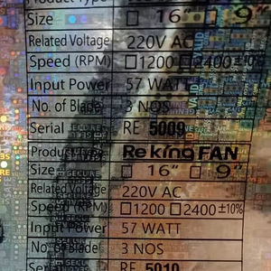 Etiquetas Adhesivas Holográficas Plateadas Digitech Label P4 para Compras Comerciales - Product Image 1