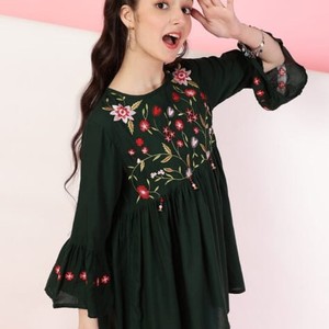 Niñas Top verano manga corta hermosa niña impresa niños ropa Casual desgaste niños camiseta - Product Image 3