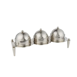 Hermoso conjunto de cazuela de 3 piezas hecha de calentador de alimentos de acero inoxidable Venta caliente Salida de fábrica Calidad lujosa - Product Image 4