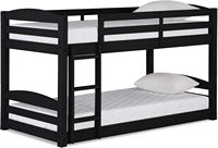 Lit superposé à panneaux en bois de pin et teck massif de style contemporain Prix promotionnel Taille personnalisable Chambre double Queen King Size moderne